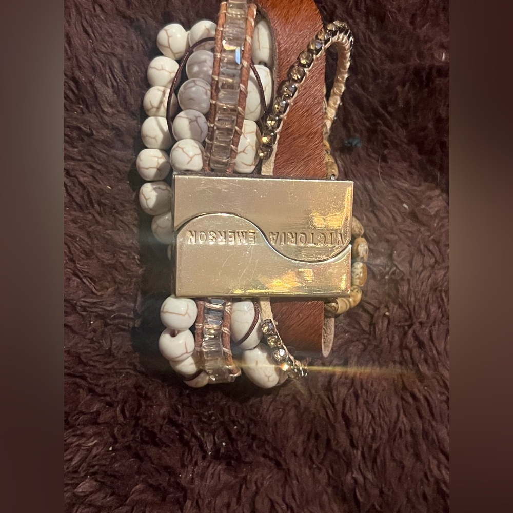 Victoria Emerson bracelet stack